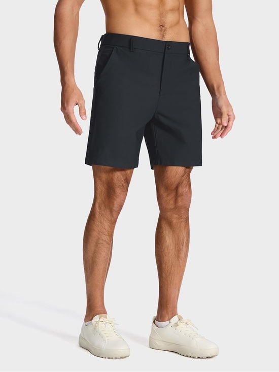 Snowten Other - Men's Dark Grey Flat-Front Performance Shorts